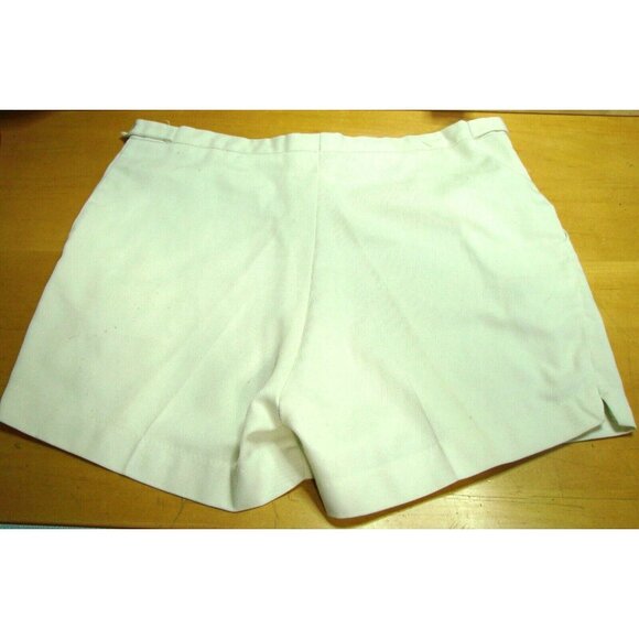 Wilson Mens 38 White Tennis Shorts Side Pockets Sports Casual Athletics Vtg 1970 - Picture 2 of 9